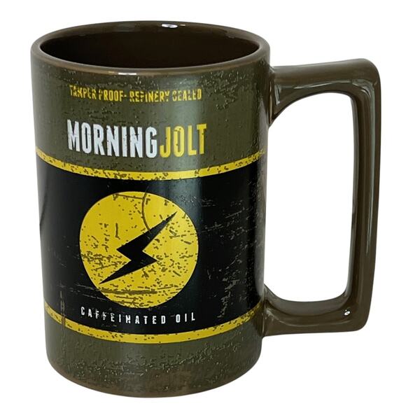 Mannys Garage Morning Jolt Caffeinated Oil Large 16 ou Coffee Mug Ceramic - Picture 2 of 8